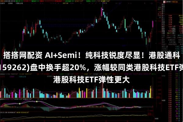 搭搭网配资 AI+Semi！纯科技锐度尽显！港股通科技ETF(159262)盘中换手超20%，涨幅较同类港股科技ETF弹性更大