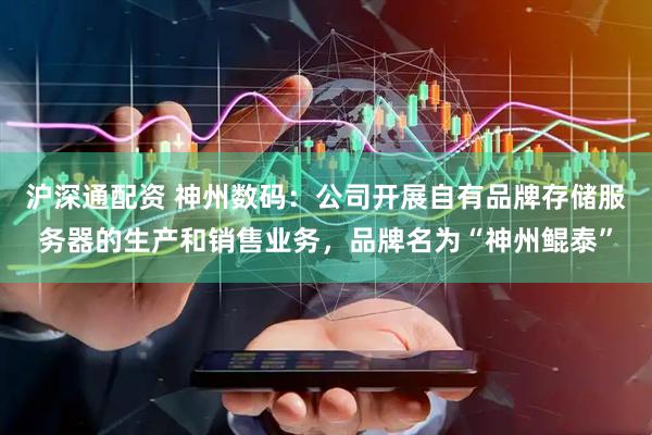 沪深通配资 神州数码：公司开展自有品牌存储服务器的生产和销售业务，品牌名为“神州鲲泰”